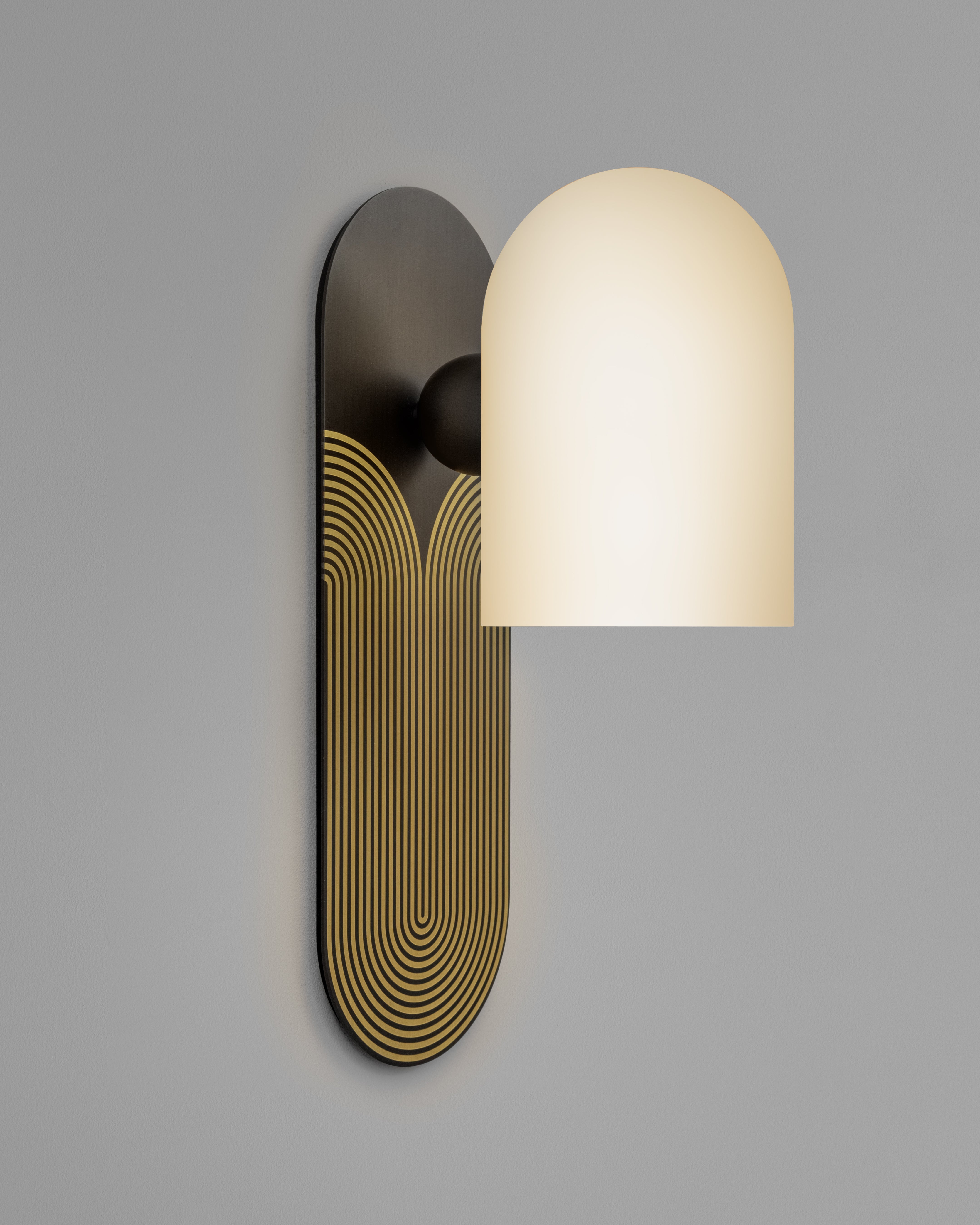 Schwung Odyssey Kyoto Gold & Black Wall Light